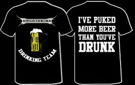BEER PUKED