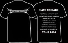 HATE BRIGADE TOUR 2004